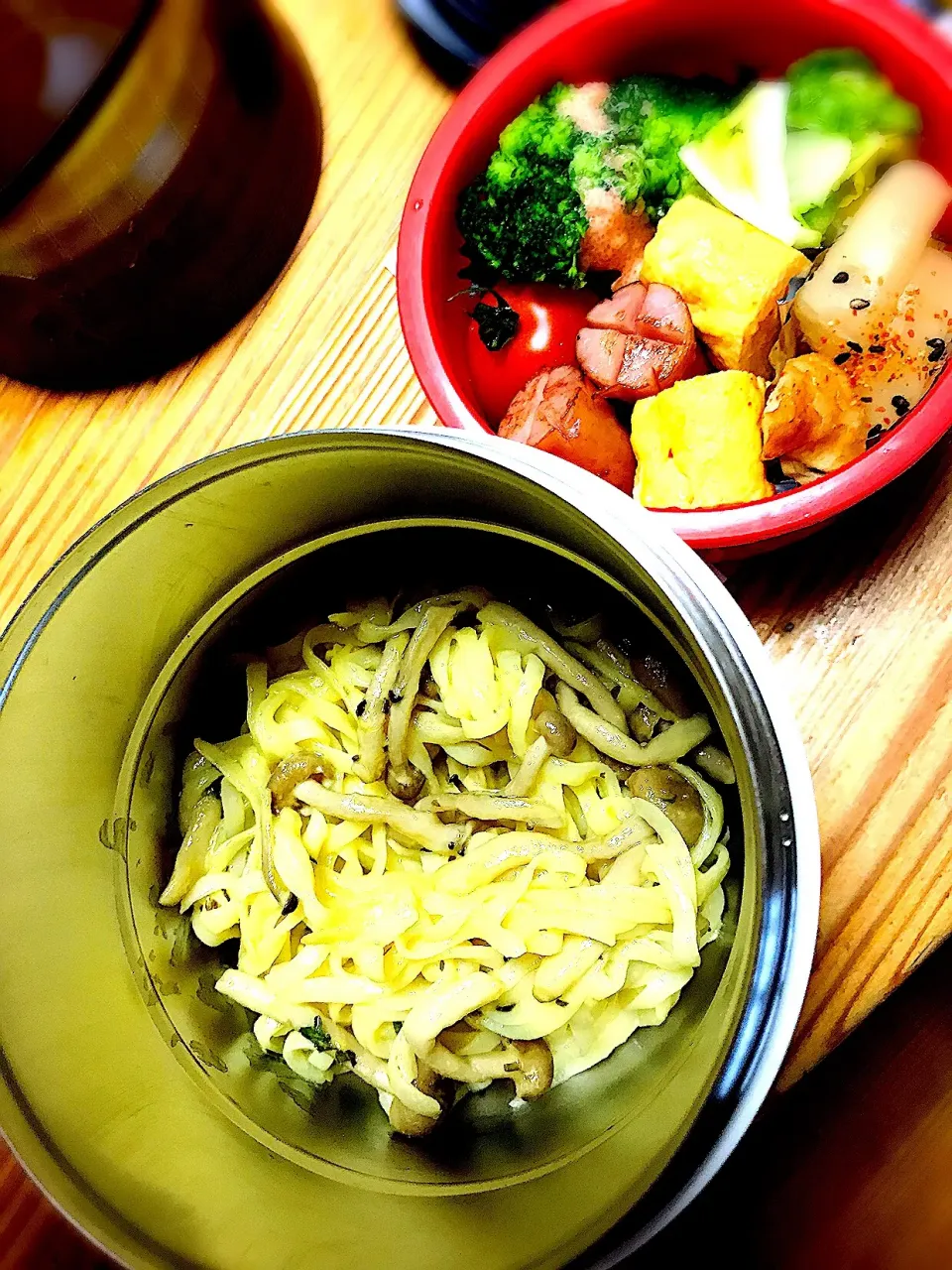 久々の娘のお弁当🍱蒟蒻麺のカルボナーラ🍝
#カルボナーラ
#蒟蒻麺
 #ヘルシー弁当|misakoさん