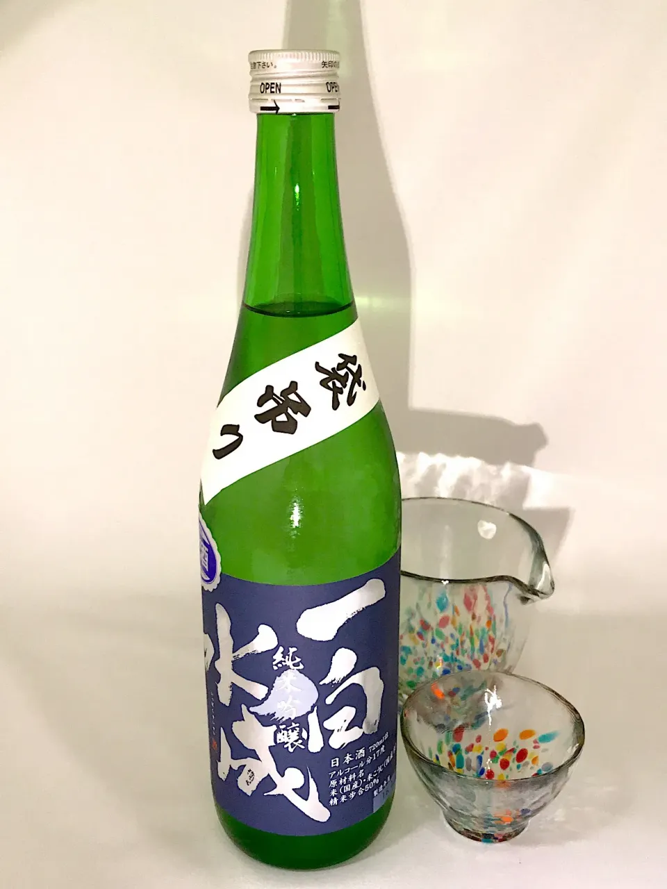 Snapdishの料理写真:一白水成 袋吊り 純米吟醸生
#日本酒#一白水成#秋田#福禄寿酒造|901さん