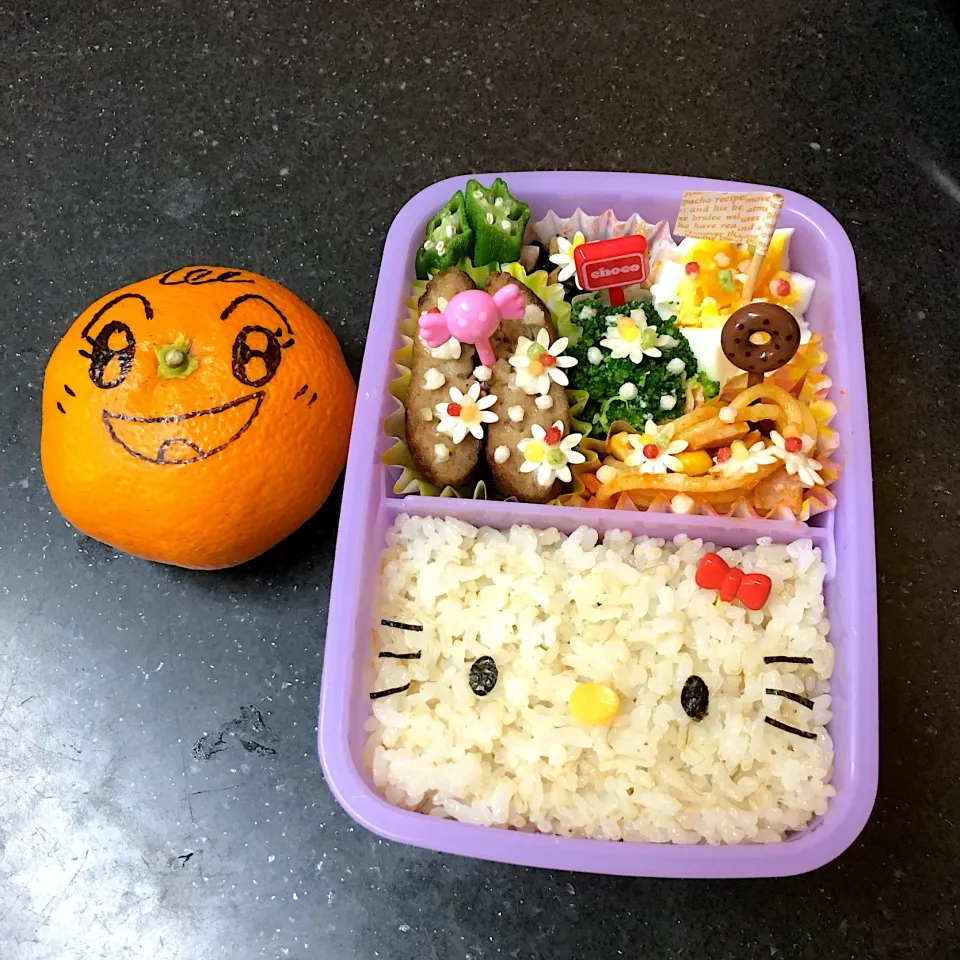 キティちゃん弁当🍱手抜きでごめんね|NRmamaさん