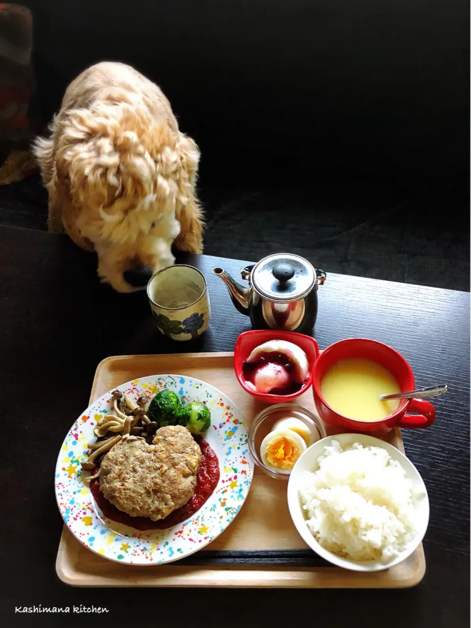 Snapdishの料理写真:ハンバーグ♥️|Kashimanakitchenさん