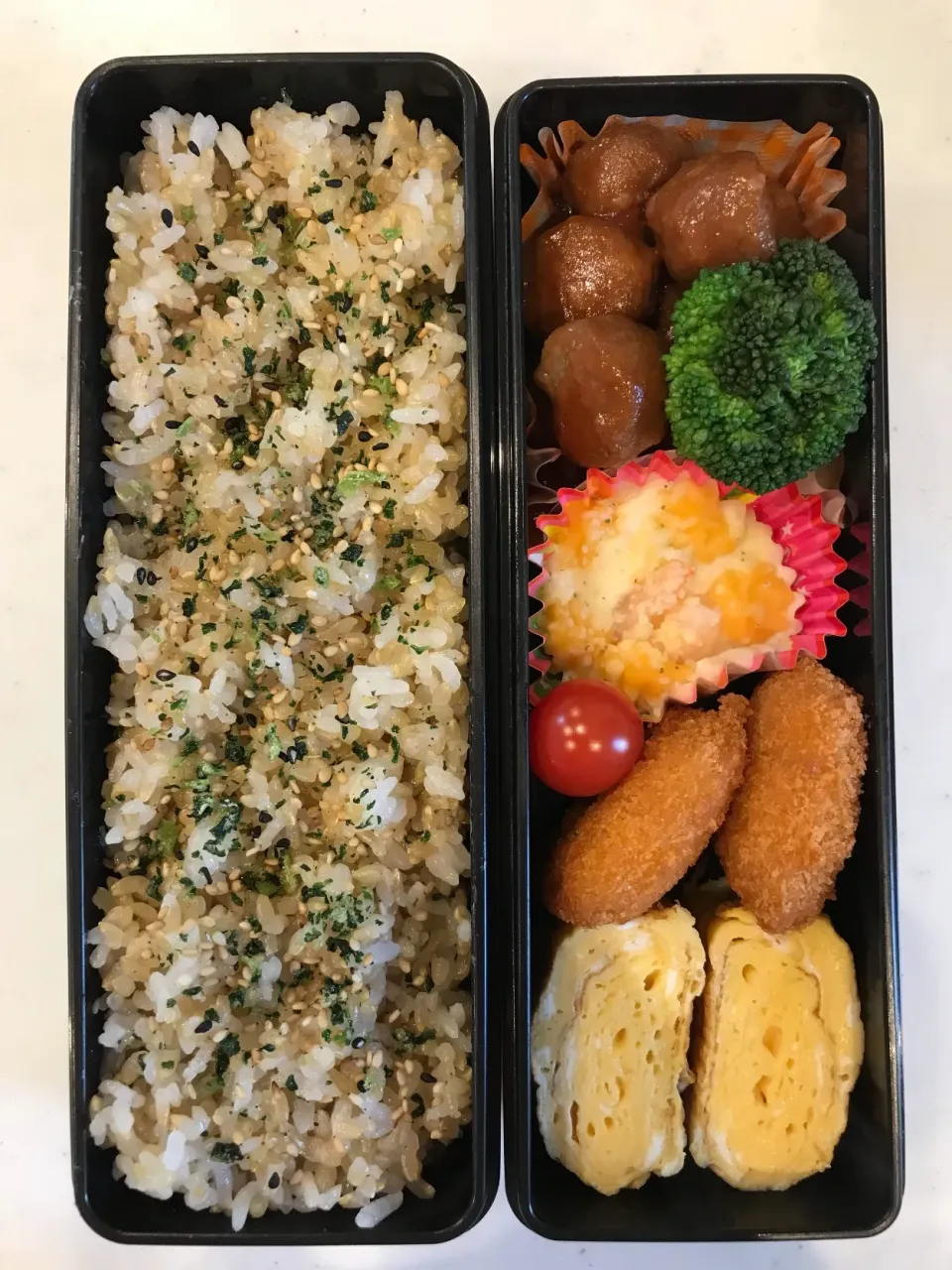 Snapdishの料理写真:2018.2.15 (木) 旦那様のお弁当🍱|あっきーよさん