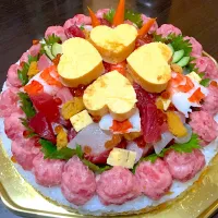 Snapdishの料理写真:ケーキ寿司|Mさん