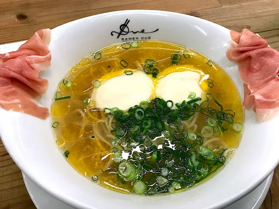 ラーメン ドゥエ エド ジャパンのらぁ麺生ハムフロマージュ|TonyYamadaさん