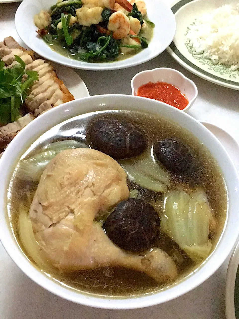 Tua chai and chicken soup|karen limさん