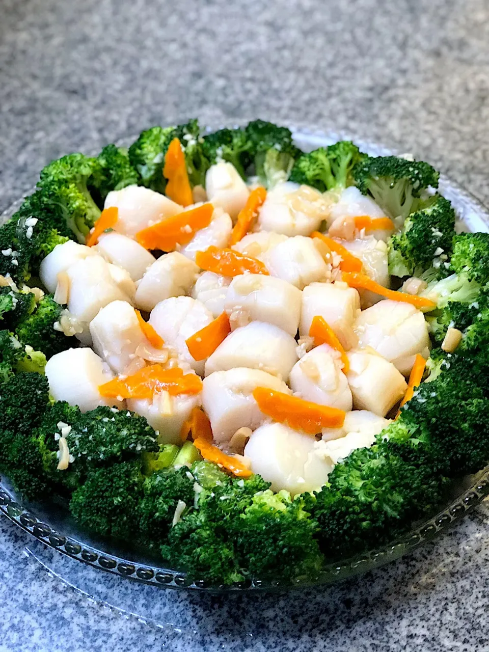 Scallop with broccoli|12Dragonさん