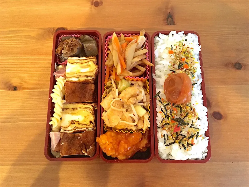 油揚げとエリンギねぎのマヨがり炒め弁当|Emi Mikadoさん