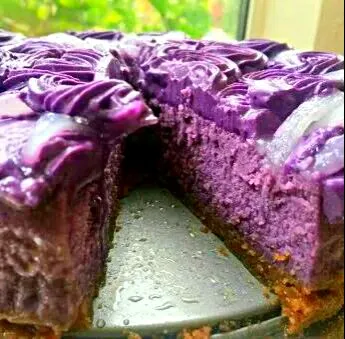 purple yam cheesecake|CHUENCHAIさん