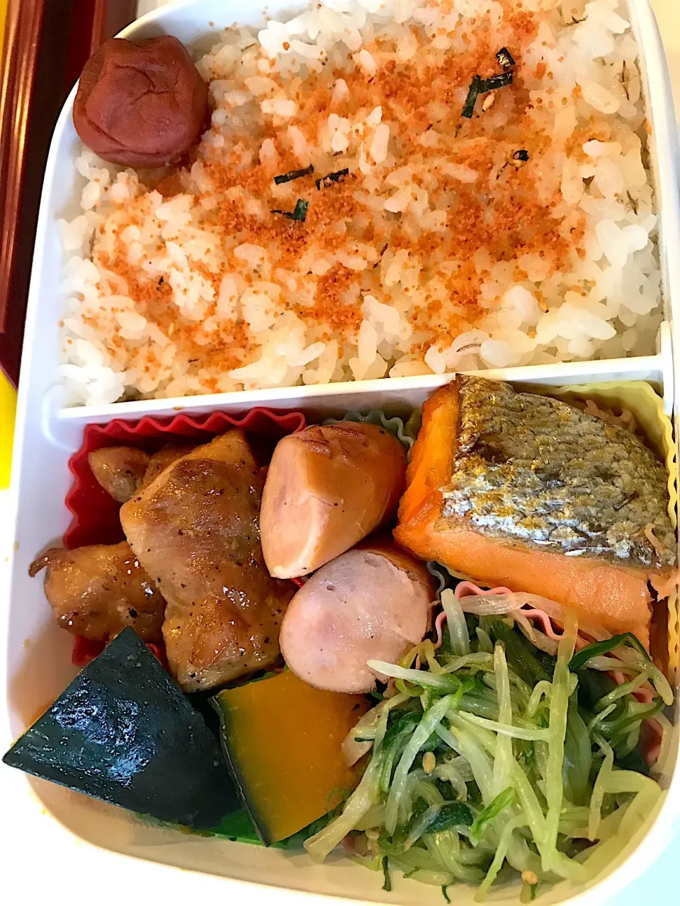 Snapdishの料理写真:2/16 娘のお弁当 〜大学受験もうひとふんばり〜|侑子さん