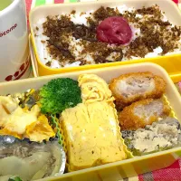 Snapdishの料理写真:闘うオヤジの手づくり弁当『G-BEN』2018.2.15-No.014|石田 雅史さん