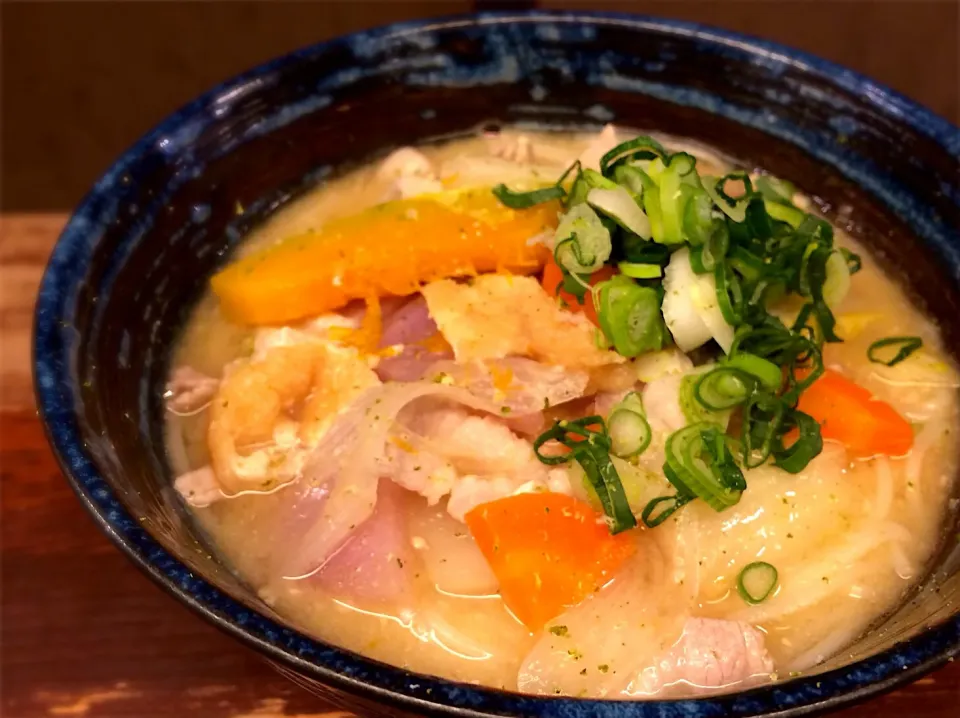 かぼちゃのほうとう温めん2|半田手延べそうめんの店 阿波や壱兆さん