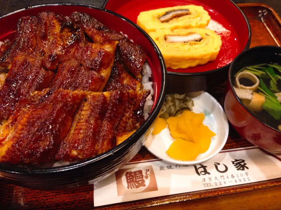 鰻丼・鰻巻・肝吸|きゃずさん