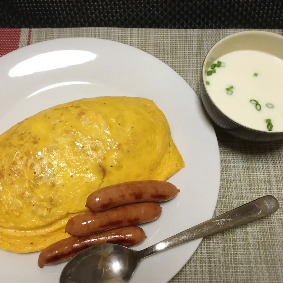 オムライス・豆腐のミルクスープ|美也子さん