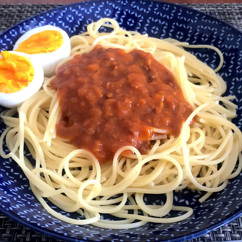 スパゲッティミートソース #単身赴任飯  #昼ごはん|Koichi GOGOさん