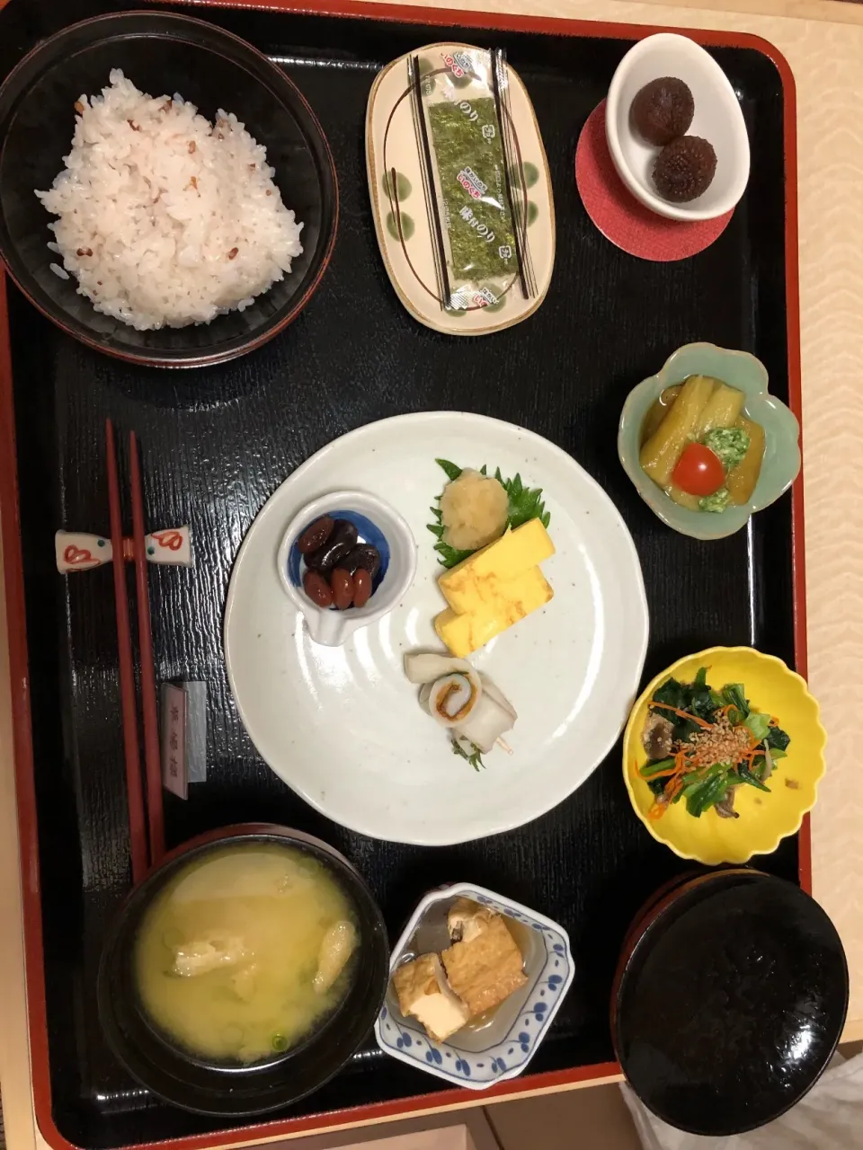 Snapdishの料理写真:入院1日目朝ごはん|どどさん