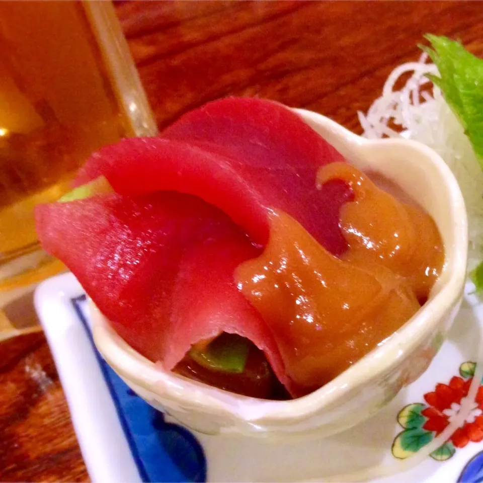 Snapdishの料理写真:マグロのネギぬた|Takeshi  Nagakiさん