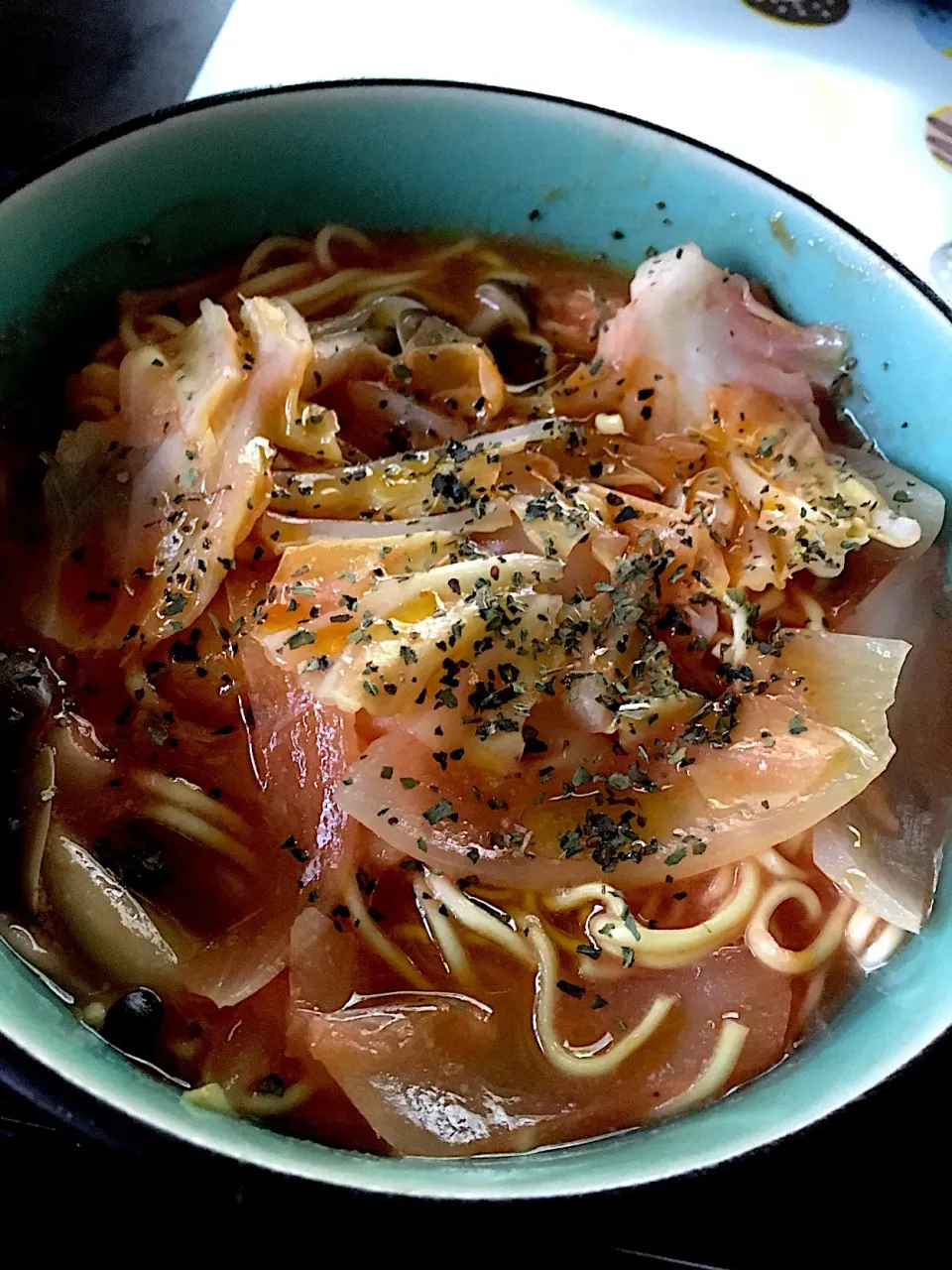 簡単！インスタントラーメンでトマト麺♪ by coco_pea|あず☆彡さん