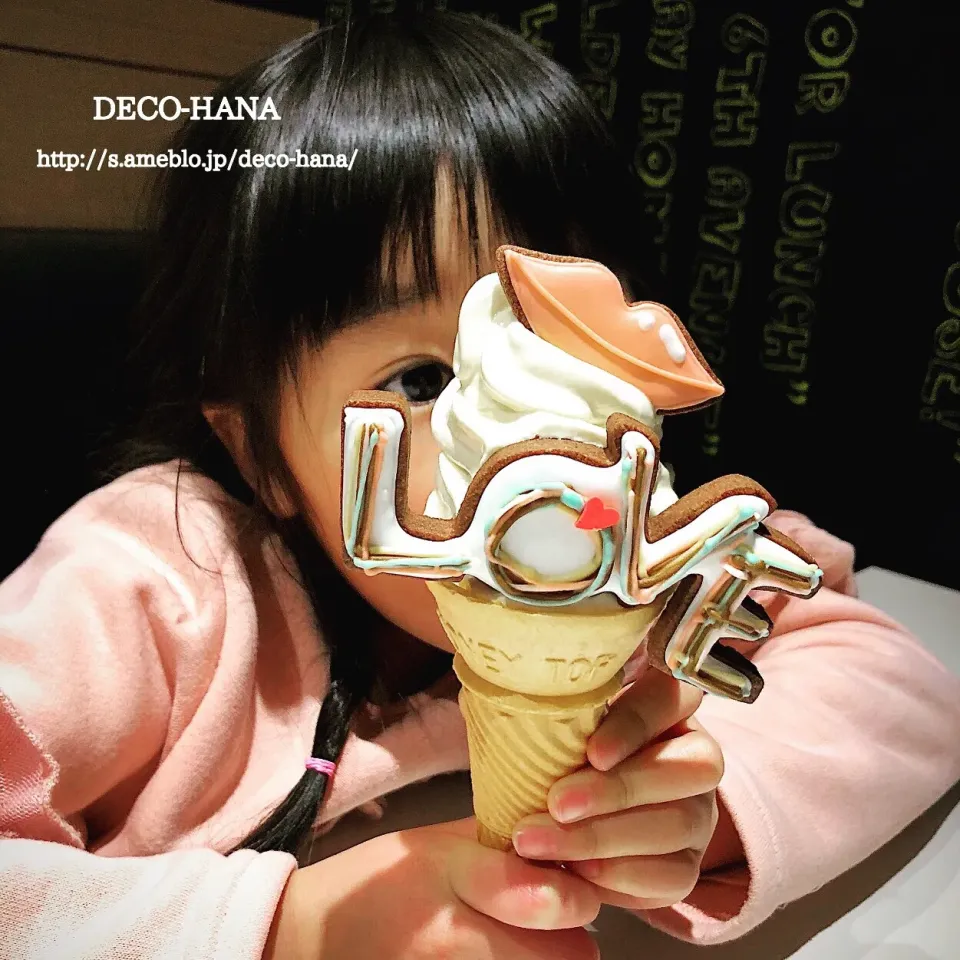 Snapdishの料理写真:bistopping風ソフトクリーム🍦|さとみ (satomi_foodart)さん