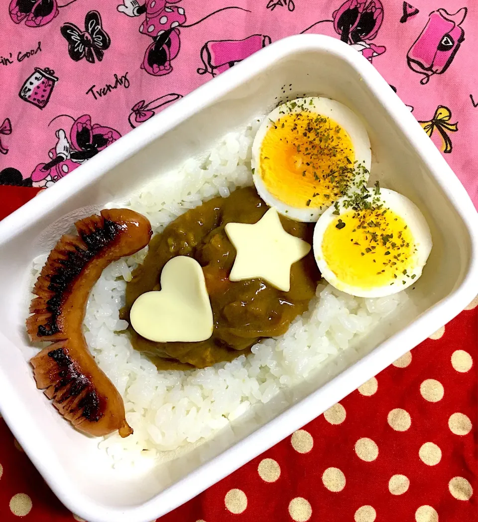 年少さん弁当109日目 #野田琺瑯  #わっぱ弁当  #保温庫弁当  #年少さんお弁当  #カレー弁当|チョコらんさん