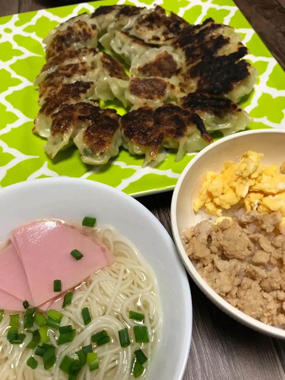 そばろごはん☆あったかそうめん☆餃子|MEGUMIさん