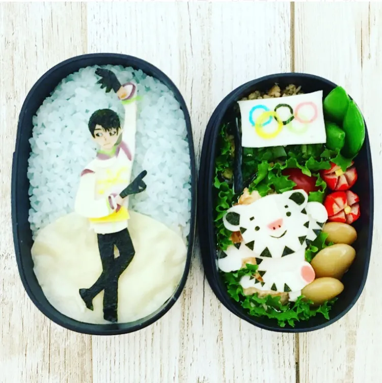 Snapdishの料理写真:羽生結弦弁当|ちえさん