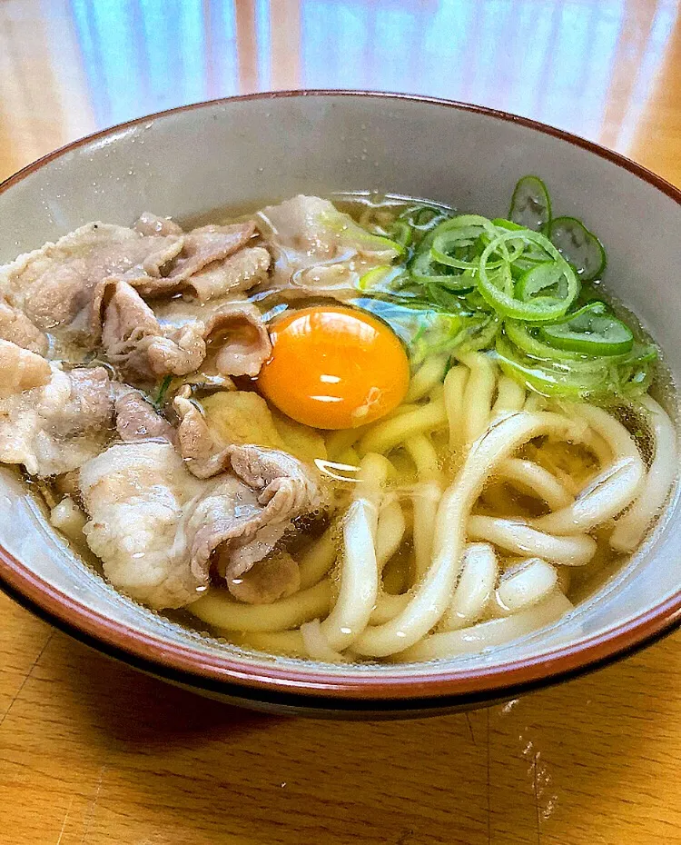 肉月見うどん|ガク魁‼︎男飯さん