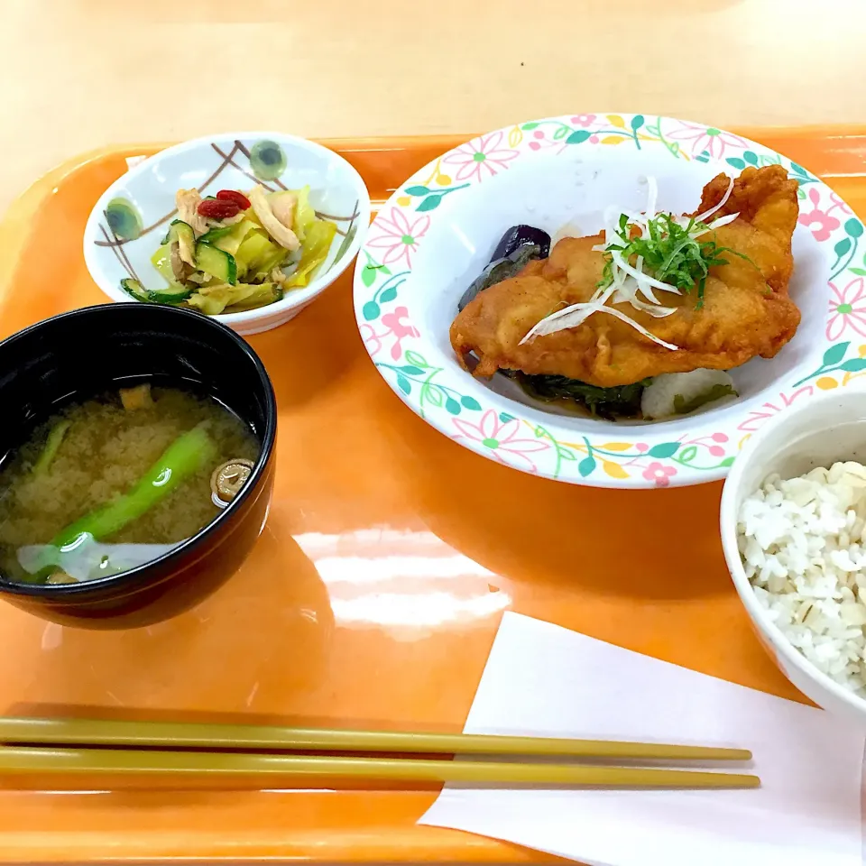 白身魚の唐揚げメカブ山芋ぽん酢風味*\(^o^)/*|すかラインさん