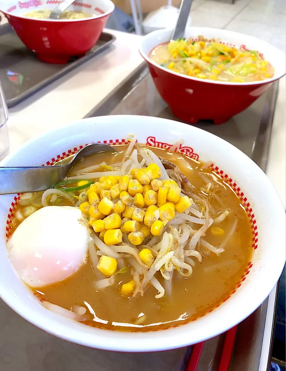 スガキヤ…味噌ラーメン✨温玉トッピング🐣|ゆかりさん