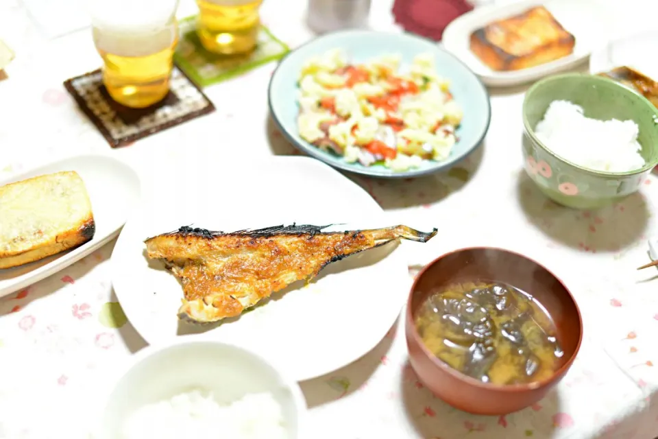 八角のネギ味噌焼き
水ダコのカルパッチョ🐙
銀杏草の味噌汁|さわ太郎さん