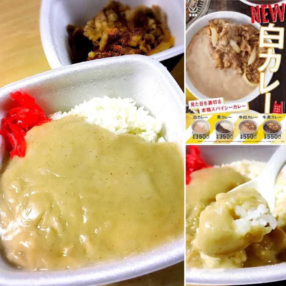 吉野家の『白カレー』は名前通りクリームシチューでなく正真正銘のスパイシーな香りと味のカレーだった‼️
#吉野家 #白カレー|島田勝行さん