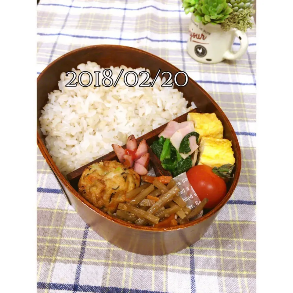 Snapdishの料理写真:2018/02/20❤︎今日のお弁当🍱|makkkkkoさん