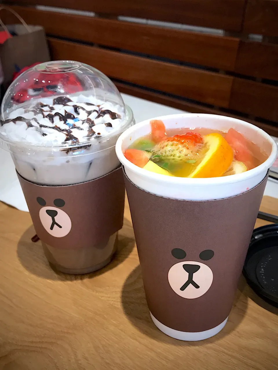 Seasonal fruits tea & mocha|Sky Blueさん