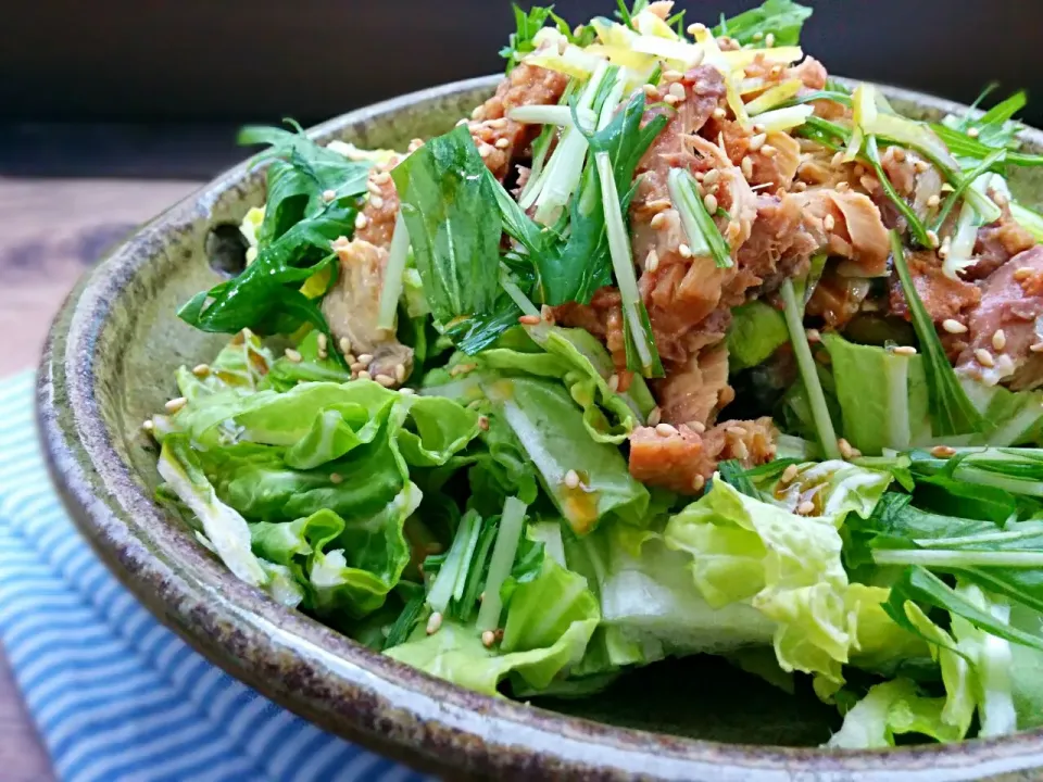 咲きちゃんのお料理*
～白菜と鯖のゆず香るサラダ🥗～|ことり*さん