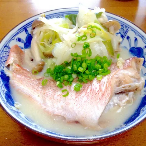 「〆まで美味しい ごま豆乳鍋つゆ」を使ってみたSnapdishの料理・レシピ写真:赤魚の煮物🌸ごま豆乳仕立てで濃く旨〜だょ🤗❤️