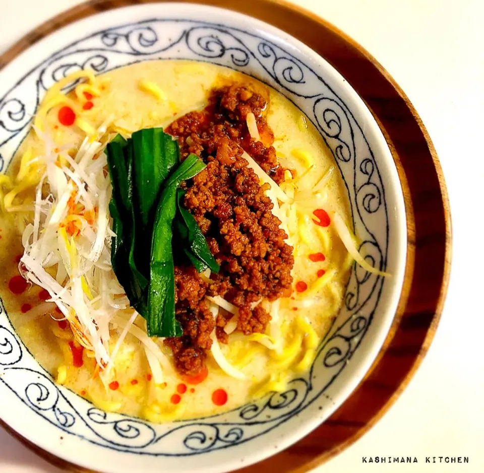 Snapdishの料理写真:担々麺🍜|Kashimanakitchenさん