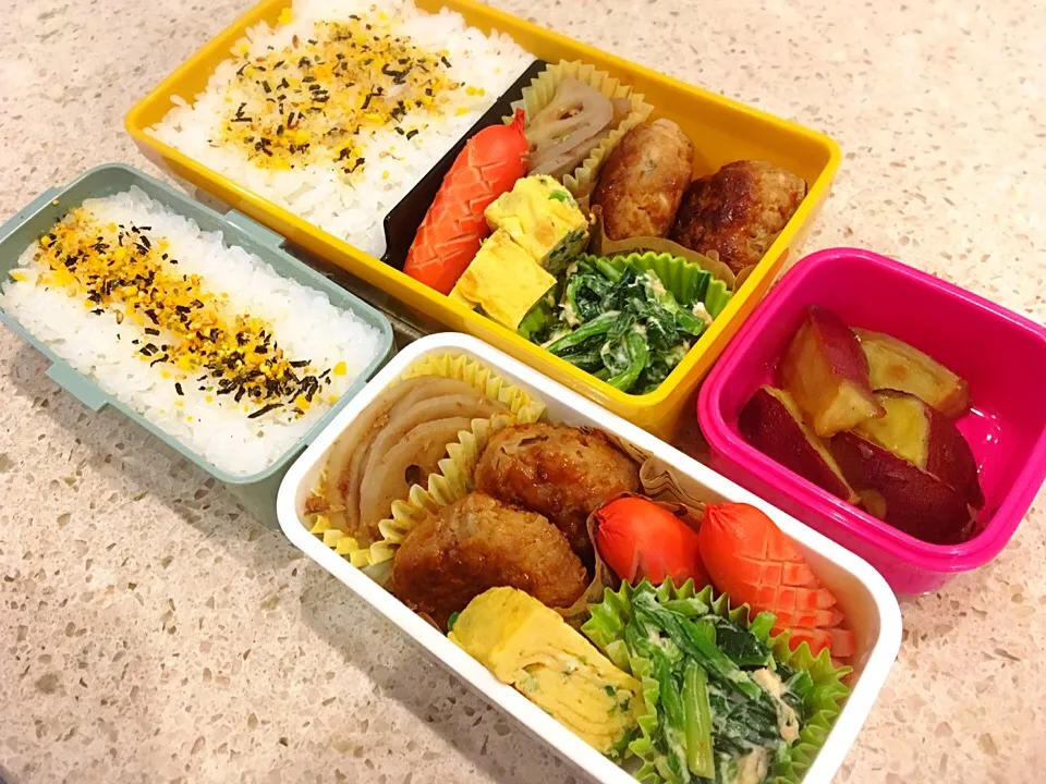 Snapdishの料理写真:2/21 パパ弁♪とJC弁当♡|ikukoさん