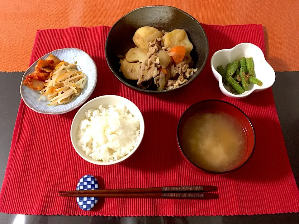 肉じゃが定食|あーしょかぽんさん