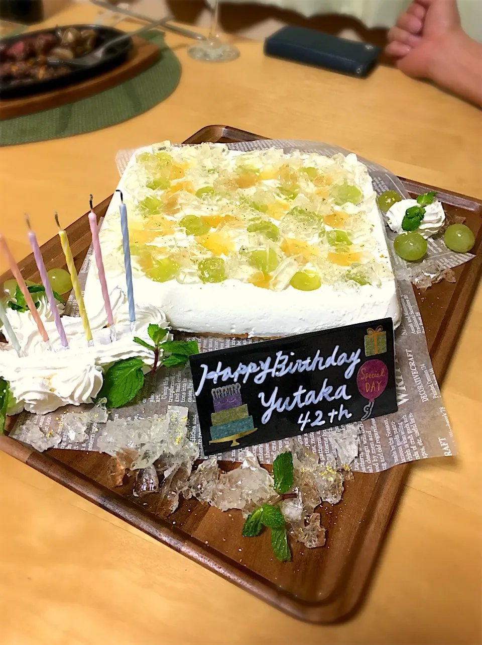 パパの誕生日ケーキ🎂|ひとみさん