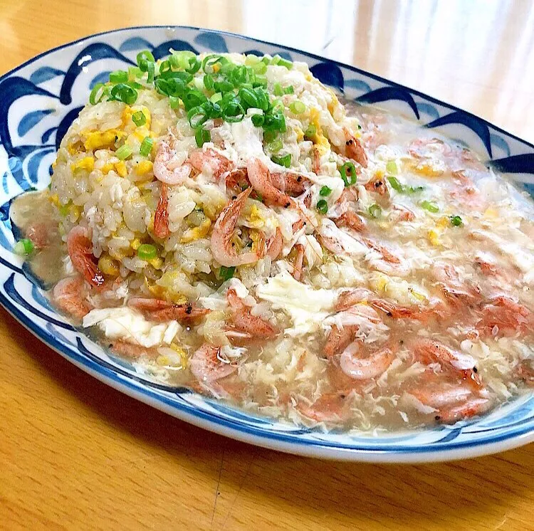 🦐桜海老あんかけチャーハン|ガク魁‼︎男飯さん