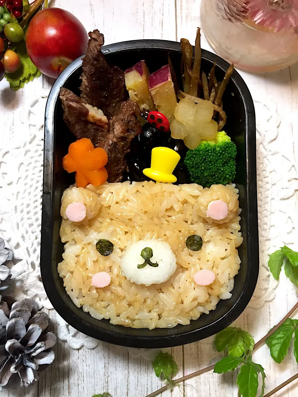 くまちゃんお弁当☆|makoryuneさん