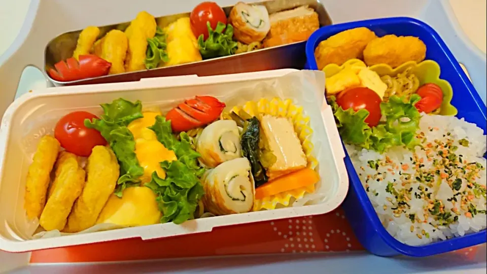 娘のお弁当～🎶 & 旦那さまのお弁当～🎶 & 幼稚園のお弁当～🎶 2018.2.22|mayumiさん