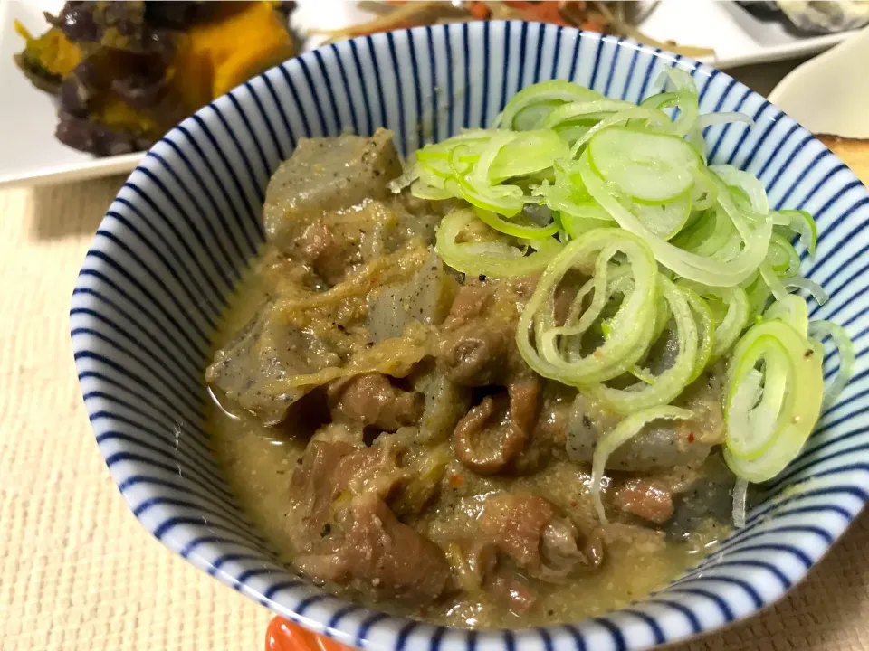 Snapdishの料理写真:永井食堂風♪もつ煮込み|Hiropanさん