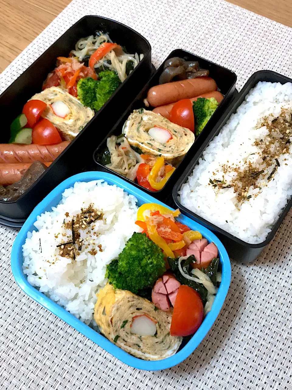 大葉とカニカマ卵焼き弁当|にいさん