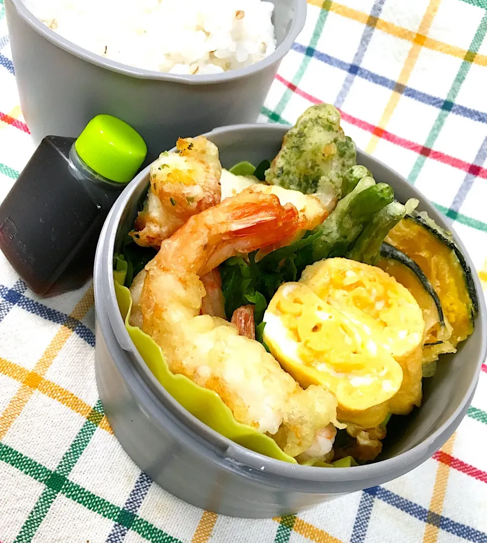 今日のパパ弁当は天丼💕|key♪さん