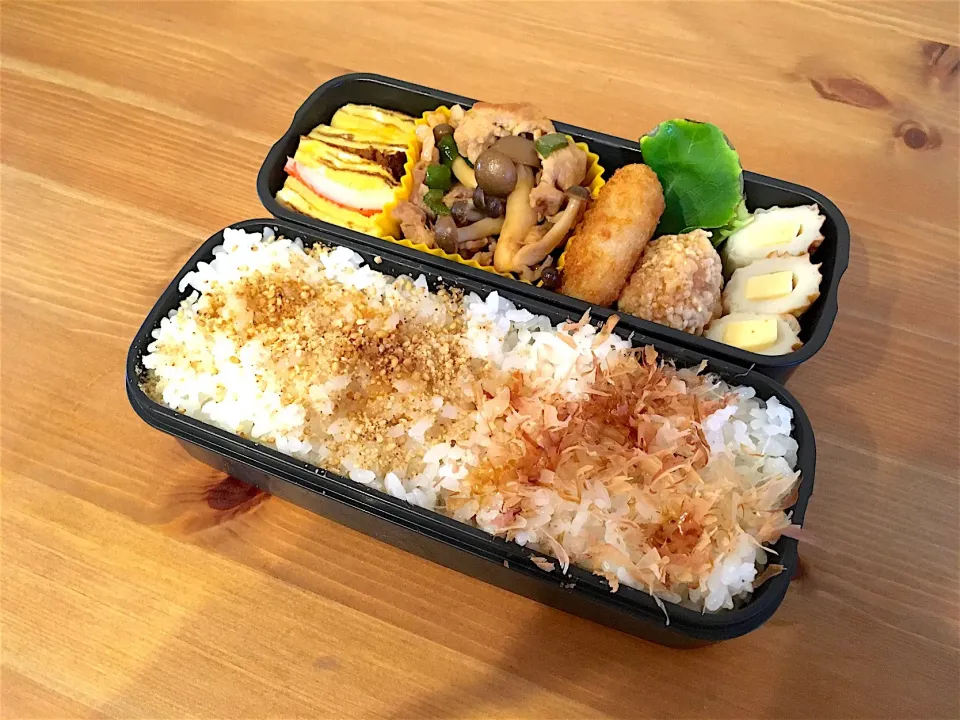 ゴマとおかかの茶色弁当|Emi Mikadoさん