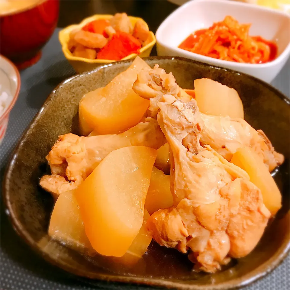 鶏手羽元と大根のさっぱり煮🐓🍲|🍎ゆかりんご🍎さん