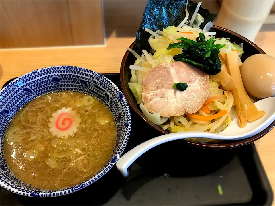 野菜つけ麺あつもり+味玉|toshi,I🍴さん