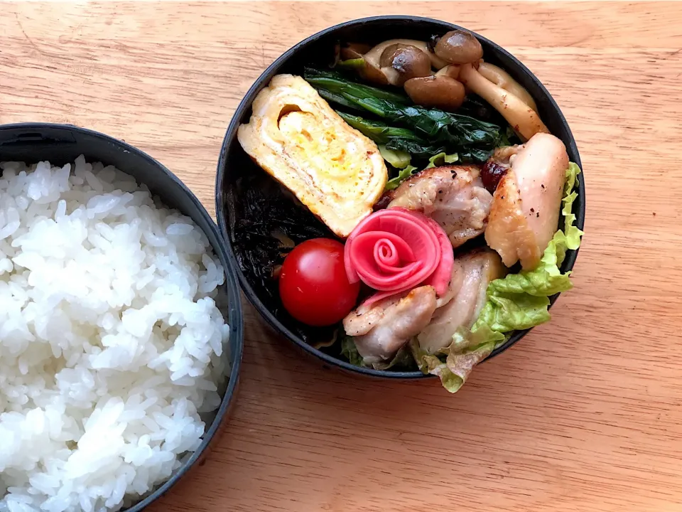 鶏の塩麹焼き 弁当|弁当 備忘録さん