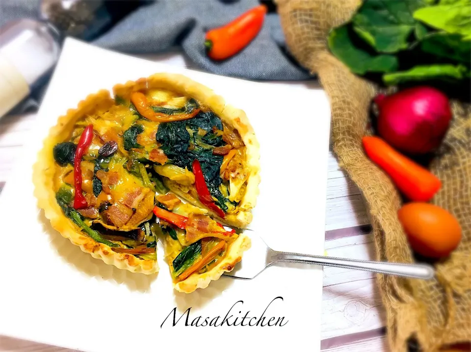 Spinatch&bacon quiche|Masakiさん