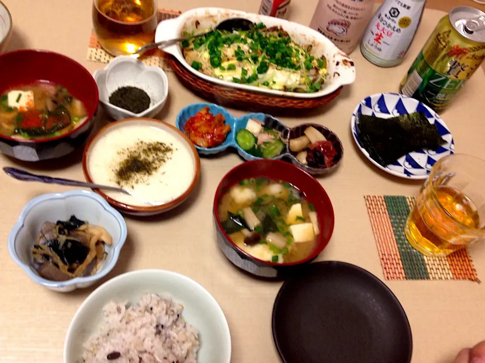 自然薯ご飯
自然薯団子汁
タラの香草焼
こんにゃく煮物
床漬け|じゅんこさん