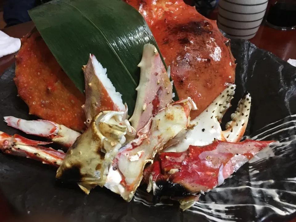 カニ亭でタラバ蟹🦀🦀|フージさん